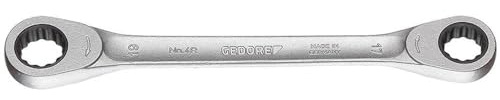 GEDORE Doppelringratschenschlüssel 10x13 mm – Hochwertiger Ratschenschlüssel für Profis – Langlebig, Präzise & Zuverlässig – Ideal für Handwerk & Industrie