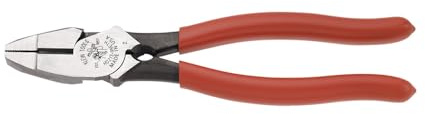 Klein Tools HD2139NETH kraft-sidoklippare 241 mm med bultgänga, ljusröd