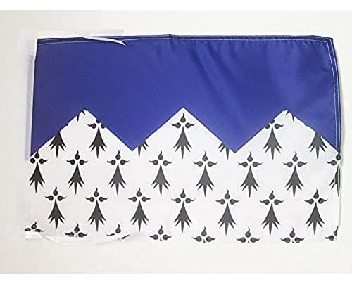 AZ FLAG Drapeau Côtes-d'Armor 45x30 cm Français Polyester 100D Cordelettes | Usage intérieur et extérieur Drapeau décoratif coutures doubles et bords renforcés