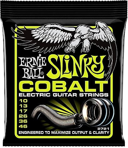 Ernie Ball Regular Slinky Cobalt E-Gitarrensaiten, Stärke 10–46