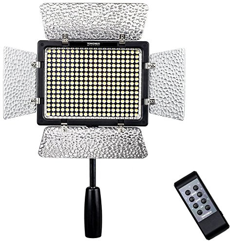 YONGNUO YN-300 III Kamera LED-Videoleuchte Verstellbare Farbe Temperatur 3200K-5500K mit IR-Fernbedienung Telefon Betrieb
