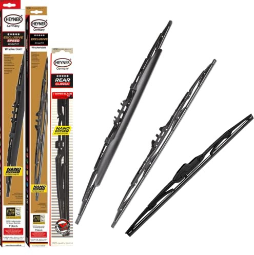 Fits Vauxhall Insignia Sports Tourer 2009-2016 Set of 3 HEYNER EXCLUSIVE Spoiler windscreen wiper blades HES241812H