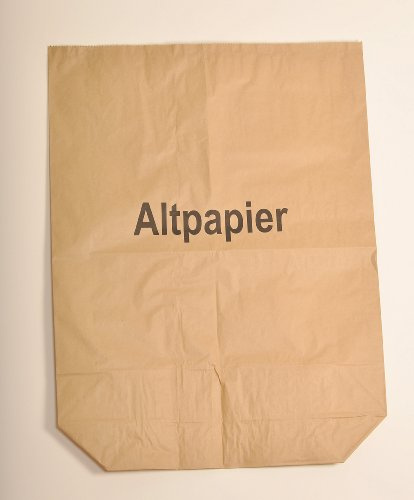 100 Stk. Papiermüllsäcke 120l Altpapier Bio Müllsäcke Müllbeutel 2lag