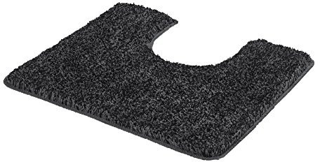 Kleine Wolke WC-Vorleger Seattle / 55 x 50 cm/Farbe Schiefer Badteppich, Polyester, 55x50x3 cm, 4004478264762