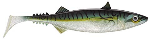 Jackson Sea Unisex – Erwachsene 10C4050801037084C10 Jackson Gummifisch Norwegen Angeln Köder-The 23cm Green Mackerel, Bunt, Normal
