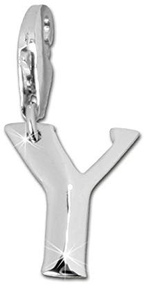 SilberDream 925er Charm Buchstabe Y Echt Silber Armband Anhänger D1FC70Y Silber Charmsschmuck von SilberDream für die Frau