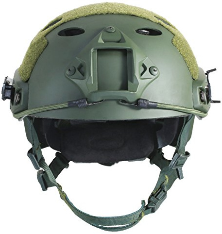 Casco rapido, tattico, alla moda e leggero di OneTigris PJ per Airsoft Paintball, verde militare, Kopfumfang: 56cm -60cm (22 - 23,6)