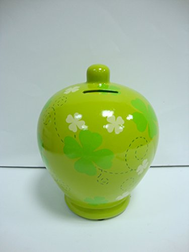 SALVADANAIO terracotta QUADRIFOGLIO N° 8 cod. 7226