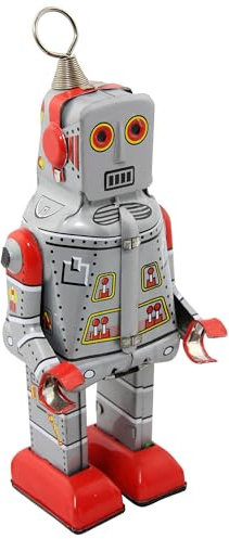 Superfreak® Tin Plate Robot Tin Toy Robot made from Tin + Medium size = 10-20 cm