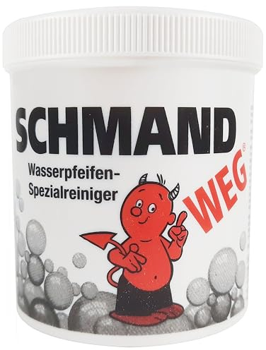 SCHMAND WEG Glasreiniger 1 Dose = 140g für Bong Shisha Schischa Wasserpfeife Hookah