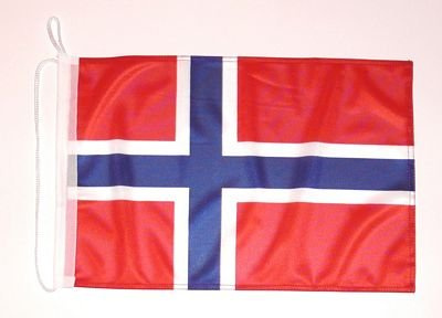Bootsflagge Norwegen 25 x 40 cm