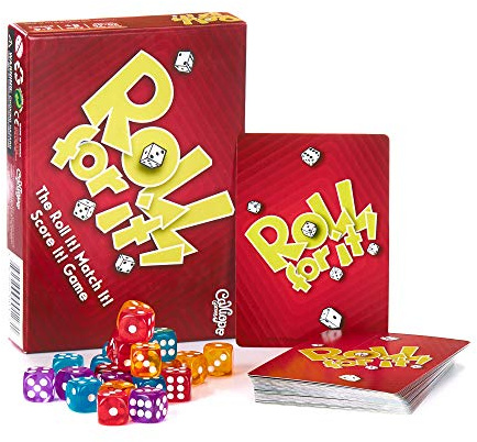 Calliope Roll for It! – Fast Dice Rolling Game of Luck & Strategy for 2–4 Players Ages 8+ | Quick Family Board Game Night Fun - Red Edition