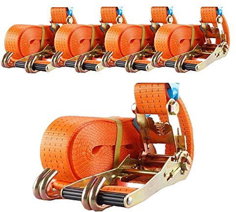 5X Profi Ratschen Spanngurt Spanngurte Zurrgurt 2tlg 8m 4t 4to 4000kg TÜV/GS