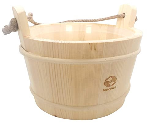 4 L Finnish sauna bucket with Cord Grip incl. insert