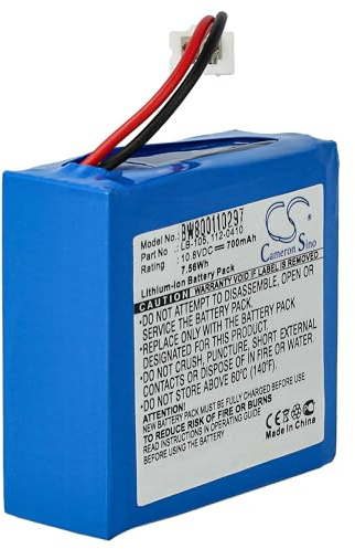 vhbw Akku kompatibel mit SafeScan 135i | 155, 145, 135, 165i, 155i, 145ix, 165 Barcodescanner POS (700 mAh, 10,8 V, Li-Ion)