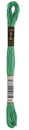 Anchor 4635.0205 Stickgarne, 100% Baumwolle, 205, 8m, 3 Gramm