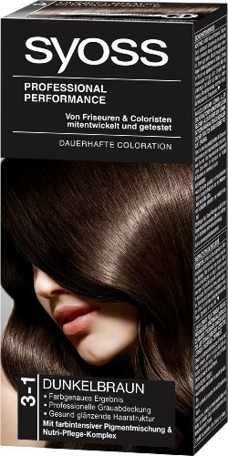 Syoss 3-1 Hair Dye Dark Brown Level 3 by Syoss