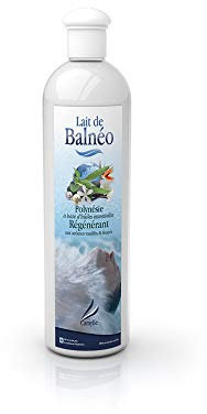 Camylle - Latte per idromassaggio Polynésie - Emulsione di oli essenziali per bagni idroterapici, bagnoschiuma e pediluvi - Rigenerante con aromi di vaniglia e frutta - 250ml