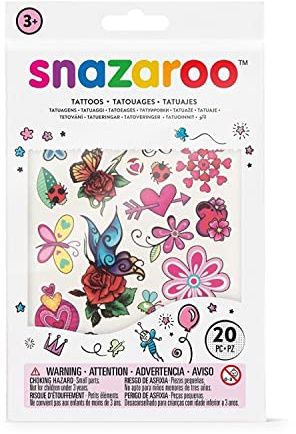 Snazaroo Ansiktsfärg tillfällig tatueringsset, flickor fantasi