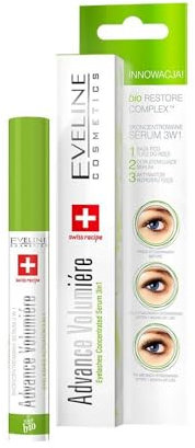 Eveline Cosmetics Advance Volumiere Concentrated Eyelash Serum 3-in-1 Growth Stimulating & Nourishing Treatment - ADVANCE VOLUMIERÉ