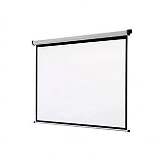 Approx APPP300E Pantalla de proyección - Pantalla para proyector (Motorizado, 3 m, 3 m, Negro, Blanco)