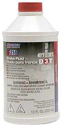 Wagner DOT 3 21B Brake Fluid, 12 oz; 355 ml