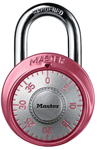 Master Lock 1530DPNK Lucchetto a Combinazione, Rosa, 1 confezione