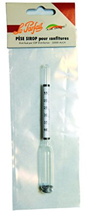 Le Parfait 2034 Pèse Sirop Confitures Verre/Métal Argent/Transparent 7 x 3 x 14 cm