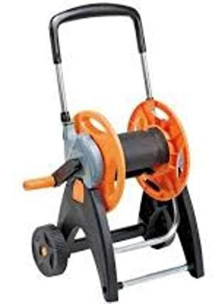 G.F. 8000.5739 Multiposition-Schlauchtrommel Schwarz, Orange garden hose reel