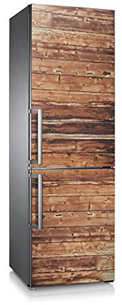 Vinile per frigorifero | Stickers Fridge | Adesivo Frigo | Wood 185x60 design esclusivo