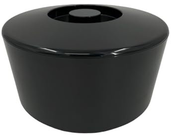 Chabrias Ltd 10 Litre Black Ice Bucket With Lid & Removable Draining Liner UK Made Hard Wearing Plastic Construction, Ideal for both Home and Professional Use