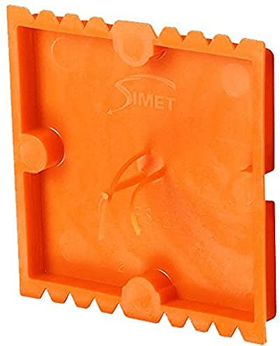 F – Tronic intonaco coperchio quadrato per scatola da incasso dispositivo massiccio, contenuto: 50, arancione, UPD2