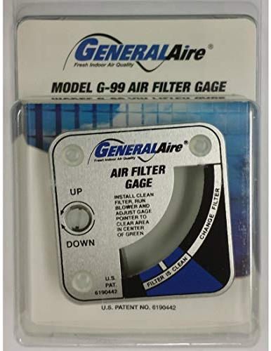 General Aire G99 Media Air Cleaner Filter Gauge