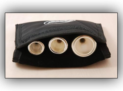 Mundstücktasche für Trompete - Stabile Aufbewahrungstasche für bis zu 3 Mundstücke für Blechblasinstrumente + Trompetenlehrgang Trumpet Basics