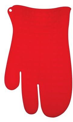 Silikomart | Mister Hot Ofenhandschuh aus Silikon, Farbe Rot, Maße 250 x 168 mm