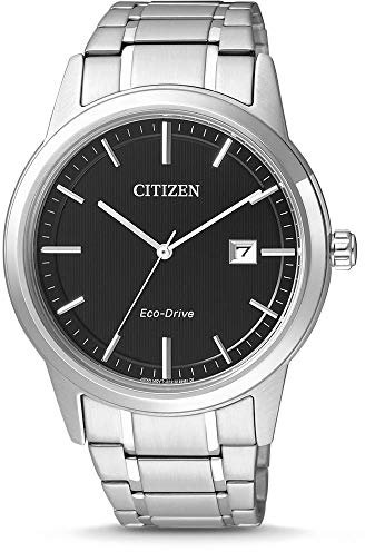 Citizen AW1231-58E - Orologio da uomo XL, analogico, al quarzo, in acciaio inox