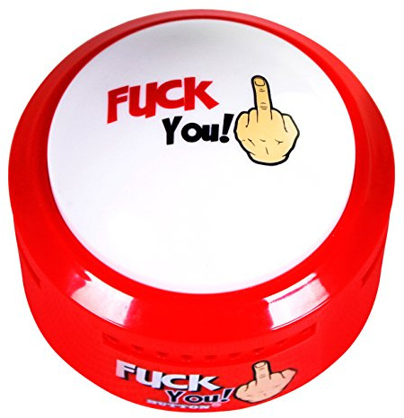 Talkie Toys Products Fuck You Button - Plays 10 Hilarious F You Sayings