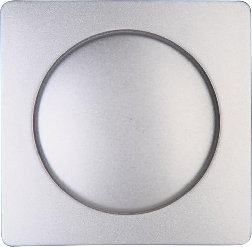 Kopp Paris Abdeckung für Druck-Wechsel-Dimmer, silber, 333720187