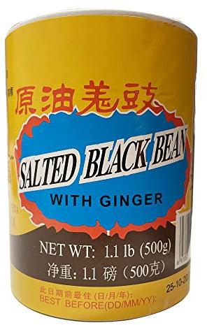 Yang Jiang Preserved Black Beans with Ginger 500g