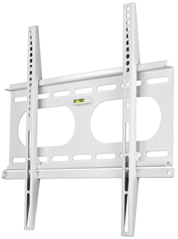 Hama TV-Wandhalterung (für Fernseher von 32 bis 56 Zoll (81 cm bis 142 cm Bildschirmdiagonale), inkl. Fischer Dübel, VESA bis 400 x 400, Wandabstand nur 2,5 cm, max. 50 kg) weiß