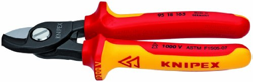 KNIPEX 95 18 165 US 1,000V Insulated Cable Shears