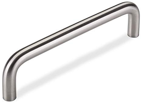 SOTECH Tirador de lazo BG03e ACERO INOXIDABLE macizo Ø 10 mm/BA 128 mm/Tirador para mueble Tirador para armario