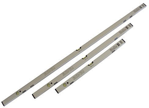 Wasserwaagen Set - 80/120/180 cm magnetisch - mit hoher Genauigkeit (0,5mm/1m)