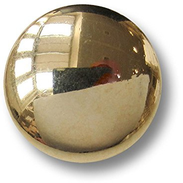 8er Set leicht gewölbte schlichte Metall Ösen Knöpfe für Uniformen, etc. / glänzend goldfarben/Metallknöpfe/Ø ca. 10mm