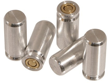 Waffenpflegewelt.de Pufferpatronen 9 mm P.A.K. (Schreckschusspistole) aus Aluminium (1er Packung oder 5er Packung)