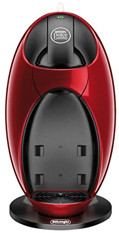 De'Longhi EDG 250.R NESCAFÉ Dolce Gusto Jovia Kapsel Kaffeemaschine für heiße und kalte Getränke, 15 bar Pumpendruck für samtige Crema, Manuelle Wasserdosierung, 0,8l Wassertank, abnehmbar, Rot
