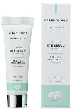 Green People Firming Eye Serum 10ml | Natural & Organic Anti-Ageing Eye Serum | Combat Wrinkles, Puffy Eyes & Crowâ€™s Feet| Paraben Free & Ethyl Alcohol Free | Cruelty Free & Vegan