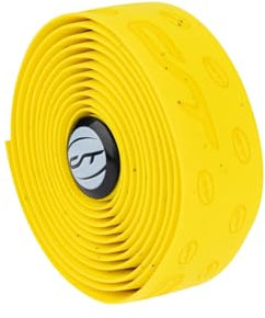 CONTEC Cork 2K mit Endstopfen, schwarzes Lenkerband, Gelb