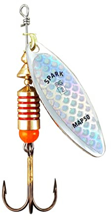 MAPSO - 5 Cucharillas de Pesca Spark-2 PM 7 GMS.