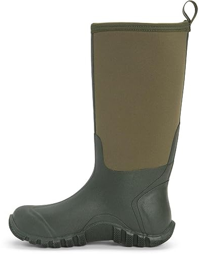 Muck Boots Unisex Edgewater Hi Pull On Waterproof Wellington Boot, Moss, 8